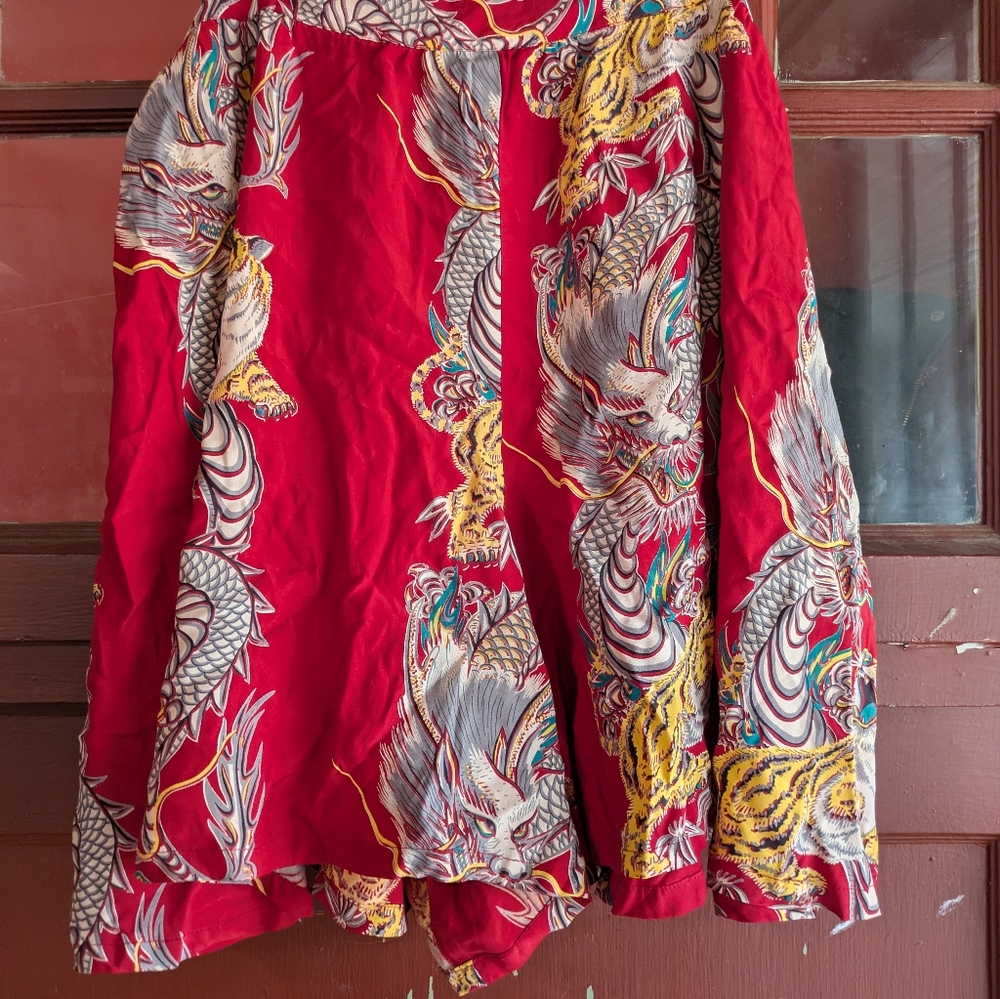 Trashy Diva high waisted shorts 'Dragons and Tigers' print - Picture 6 of 14